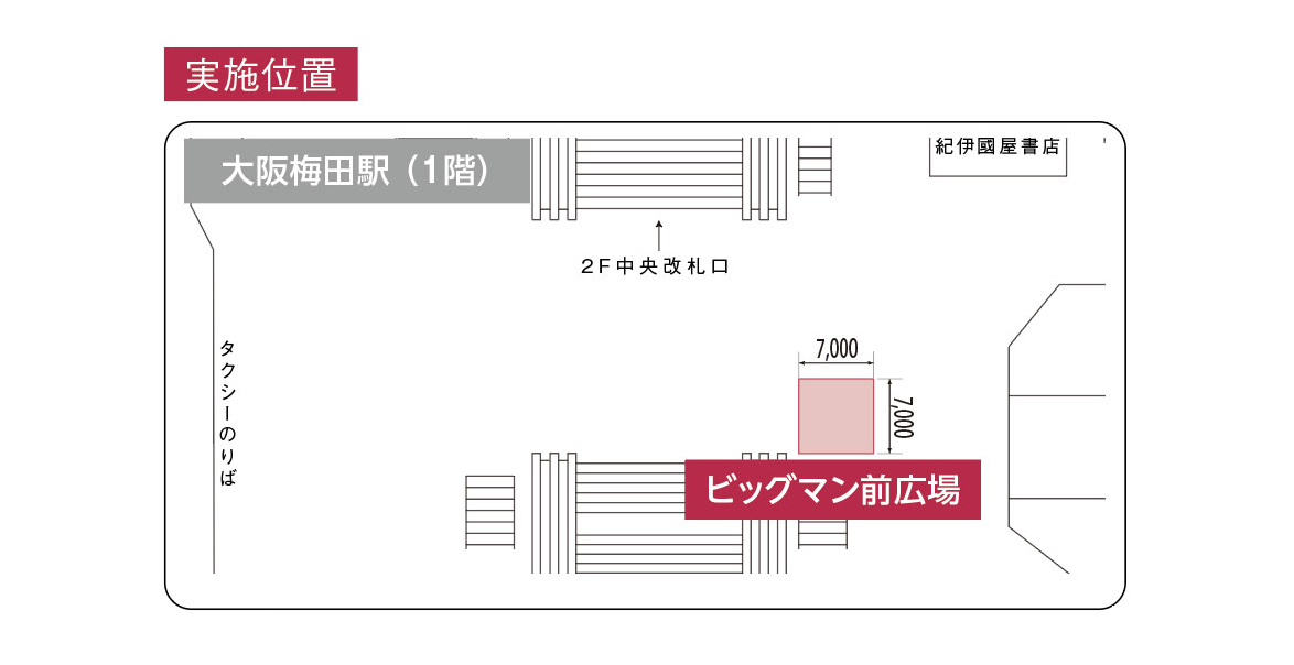 ビッグマン前広場 イベントスペース