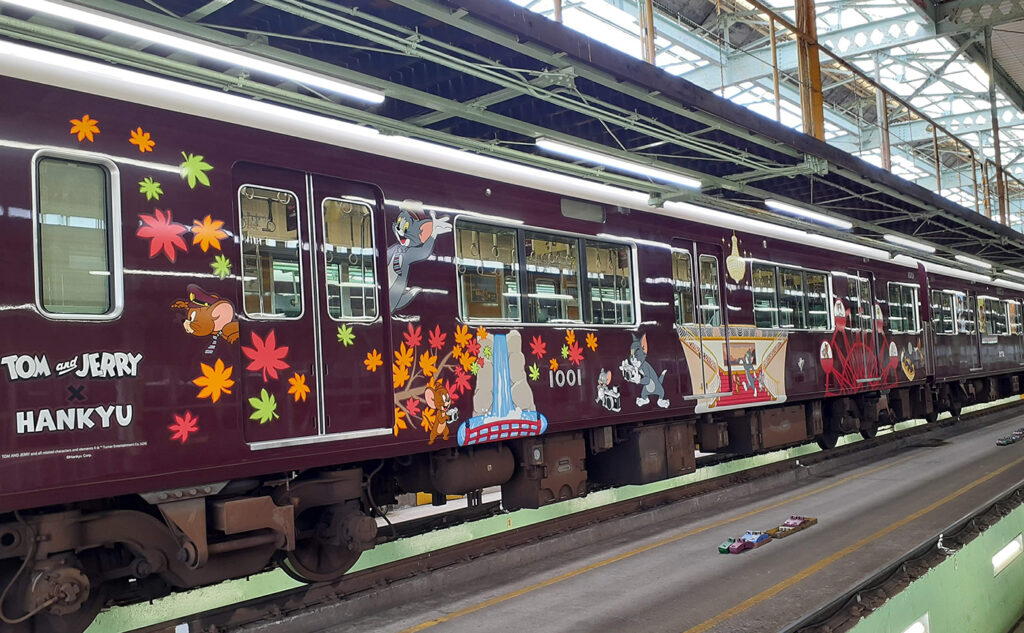 トムとジェリーコラボ列車