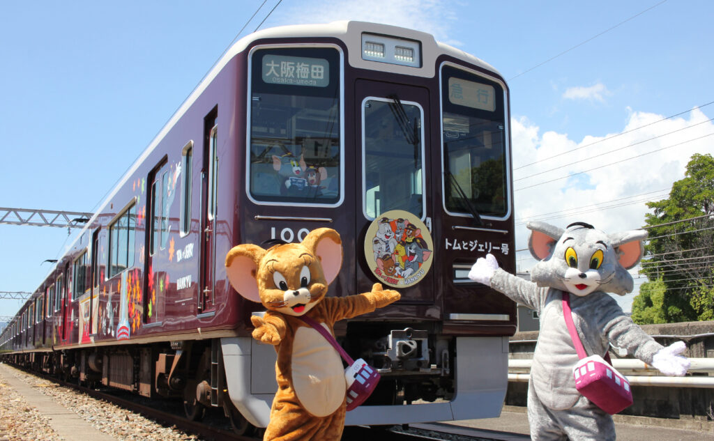 トムとジェリーコラボ列車